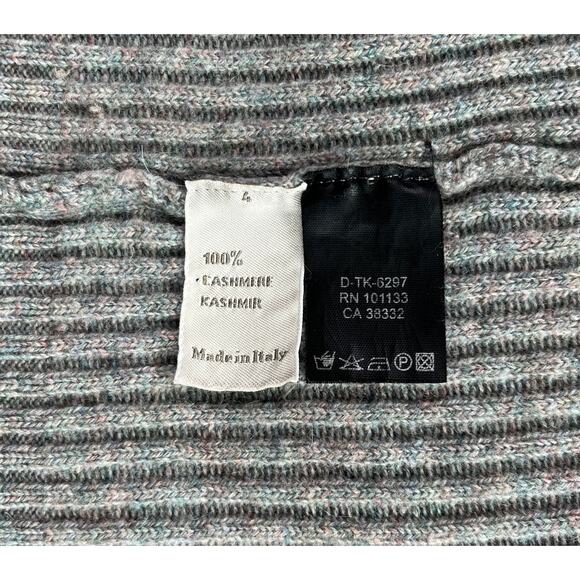 1-27 ERMENEGILDO ZENGA Men's Sweater Henley Gray 100% Cashmere XXL/56 - Picture 10 of 15